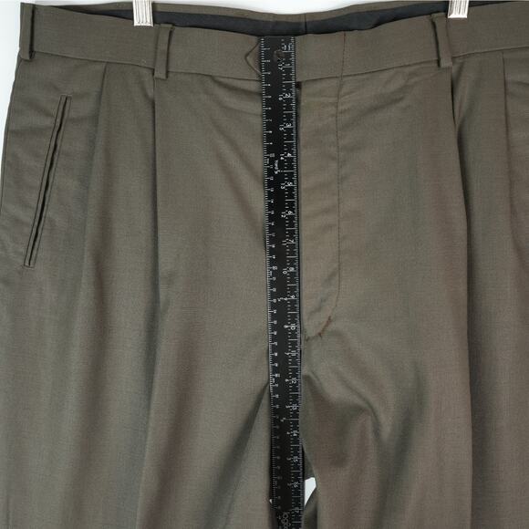 Louis Raphael Luxe Dress Pants Mens 40x29.5 100% Pure Wool - Picture 12 of 13